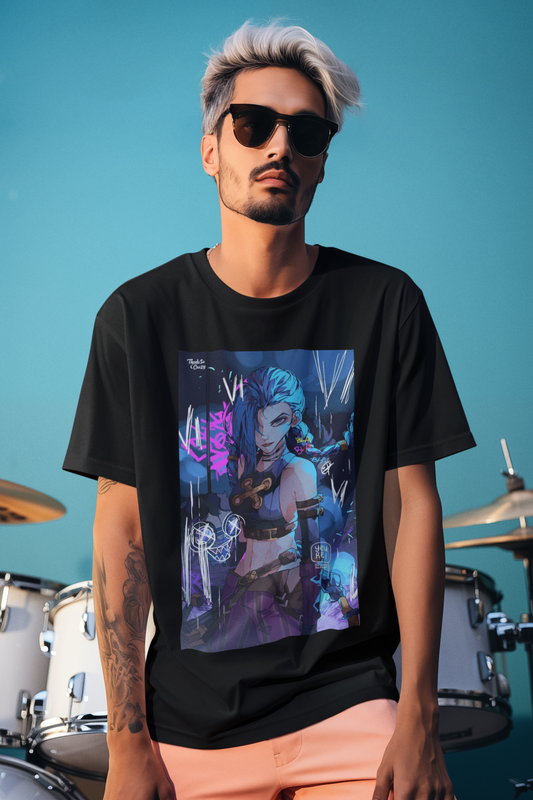 Jinx Oversized T-Shirt - Thoda Sa Crazy